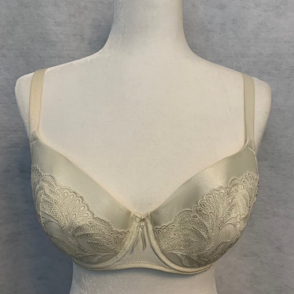 Wacoal Vintage Underwire Bra Women's White Size 36D